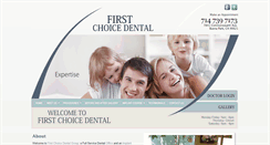 Desktop Screenshot of firstchoicedentalgroup.com